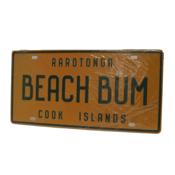 beach bum sign