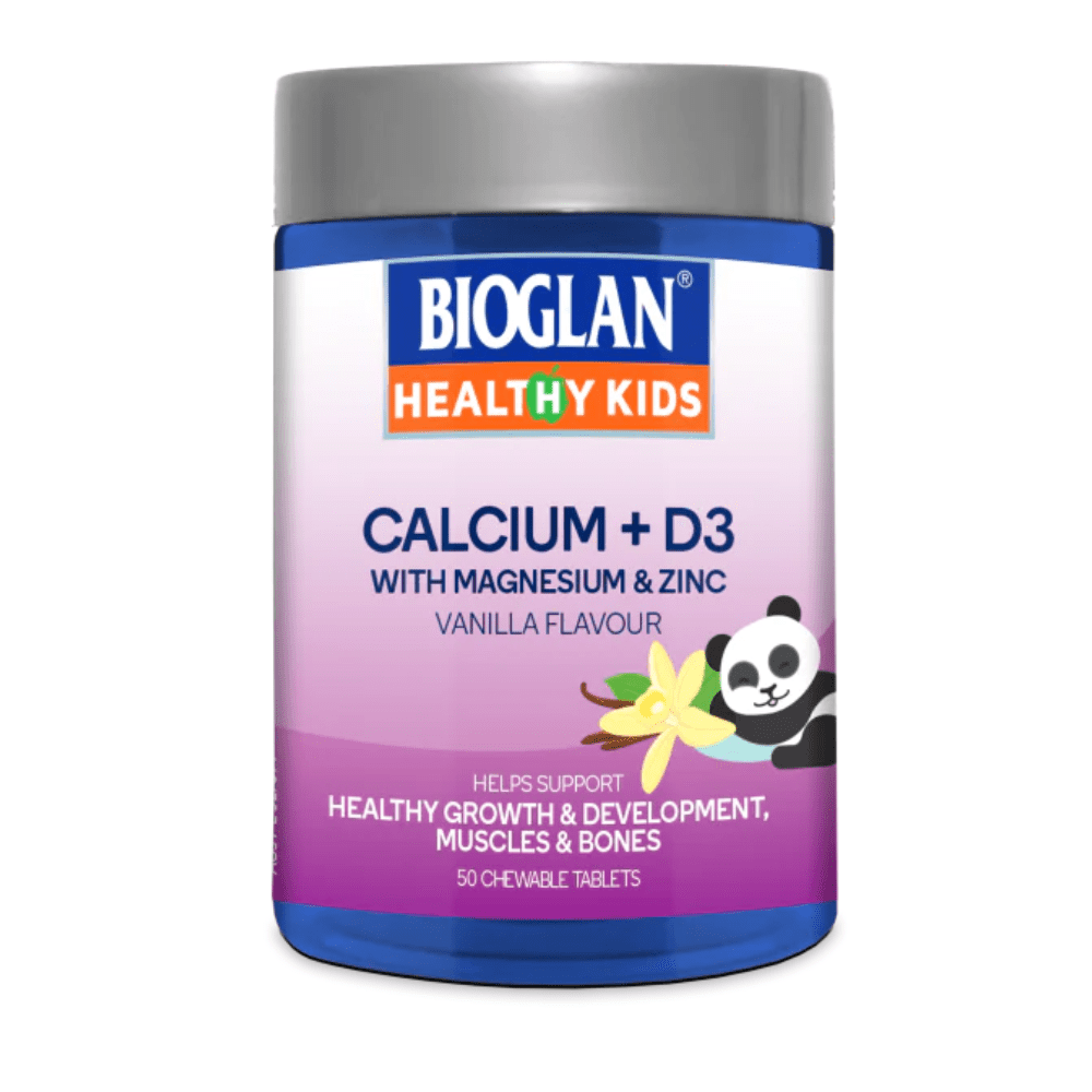 bioglan kids calcium + d3 vanilla flavor