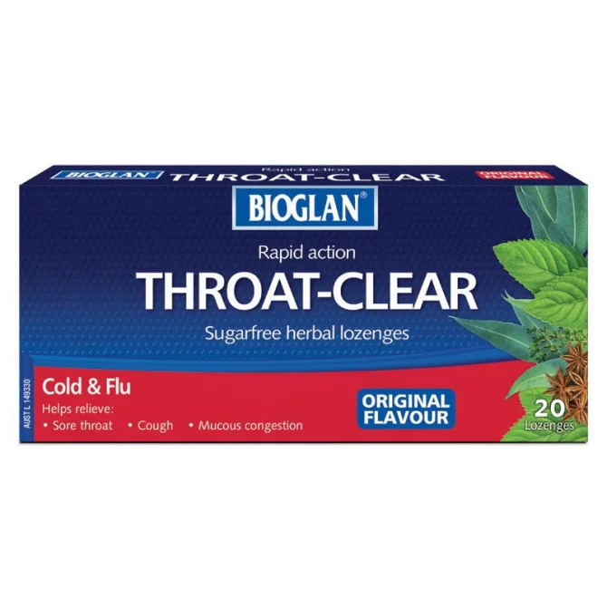 bioglan throat lozenges original flavour
