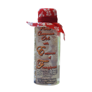 Coconut Oil with Essence of Frangipani 120ml